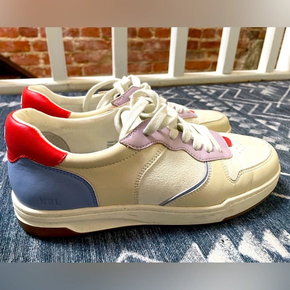 Madewell Shoes Madewell Court Sneakers In Colorblock And Nubuck